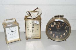 Vintage alarm clock and two others