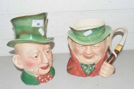 Two Beswick character jugs Tony Weller and McCorber (2)