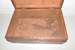 19th Century hardwood brass bound box