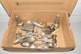 Mixed Lot: Various cutlery, dolphin shaped bottle openers, cigarette case etc