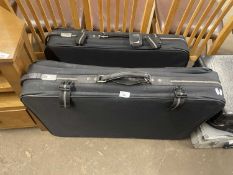 Large Carlton suitcase and another