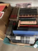Box of assorted hardback reference books