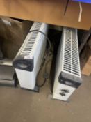 Two convection heaters