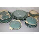 Quantity of green Denby table wares