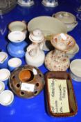 Mixed Lot: Ceramics to include Denby stone ware kitchen items, Torquay pottery items, Fosters vase