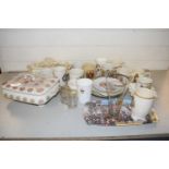 Mixed Lot: Various Royal commemorative ceramics, covered vegetable dishes and other items