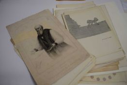 An album of various continental prints, book plates etc