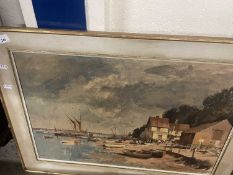 A reproduction of Pin Mill, framed