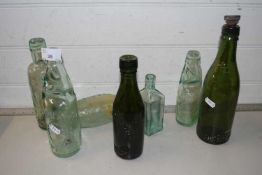 Mixed Lot: Various vintage bottles to include local interest
