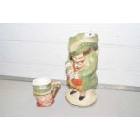 A 19th Century Toby jug together with a further small Beswick Micawber character jug