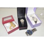 Mixed Lot: Various assorted wrist watches, bracelet etc