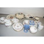 Mixed Lot: Various ceramics to include Minton Spring Flowers tea wares, various decorated bowls,