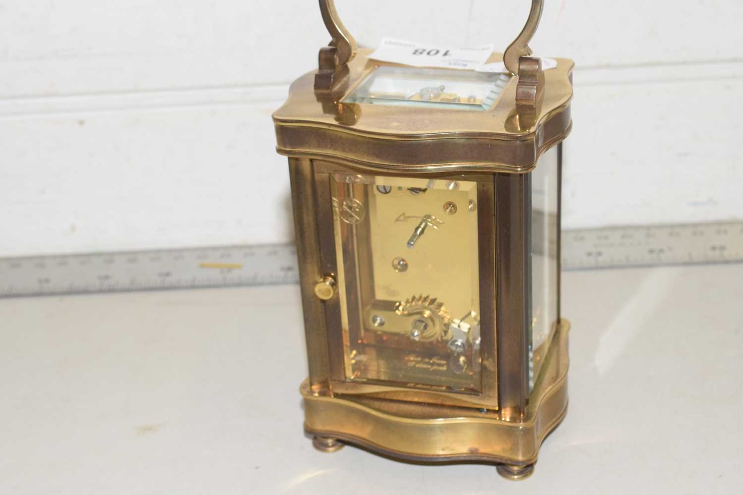 A French brass cased carriage clock - Image 2 of 2