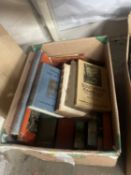 Box of assorted books on British countryside and others