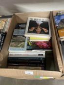 A box of assorted books on flora and fauna