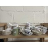 A quantity of assorted tea wares to include Evesham Vale and others