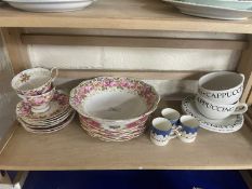 A quantity of Royal Albert Serena tea wares together with Royal Albert Lady Carlisle tea plates