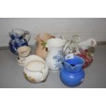 Mixed Lot: Various decorated jugs
