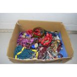 Box of costume jewellery