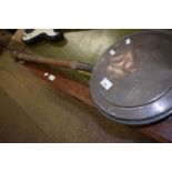 Copper bed warming pan