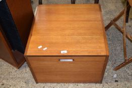 Teak filing chest