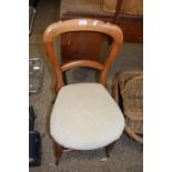 Victorian balloon back dining chair