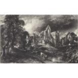 David Lucas (British, 1802-1881) after John Constable (British, 1776-1837), Castle Acre Priory,