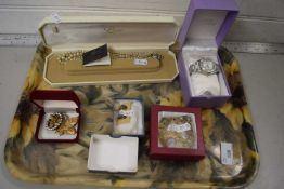 Mixed Lot: Various costume jewellery, watches etc