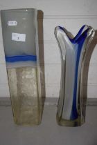 Two 20th Century Art Glass vases