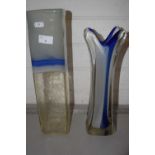 Two 20th Century Art Glass vases