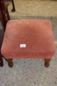 Upholstered footstool