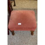 Upholstered footstool