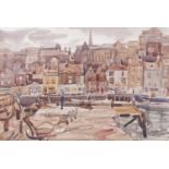 Ralph Hartley (British, 1926-1988), Whitby, watercolour, signed, 15x21ins.Exhibited at the RBA (