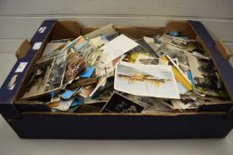 Large box of various mixed postcards