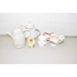 Mixed Lot: Various teapots, jugs etc