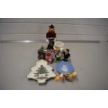 Mixed Lot: Murano glass clown, various ornaments etc