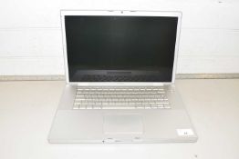An Apple Macbook laptop computer