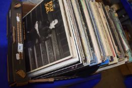 Box of LP's to include The Best of Bowie and others