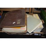 Box of assorted journals and manuals