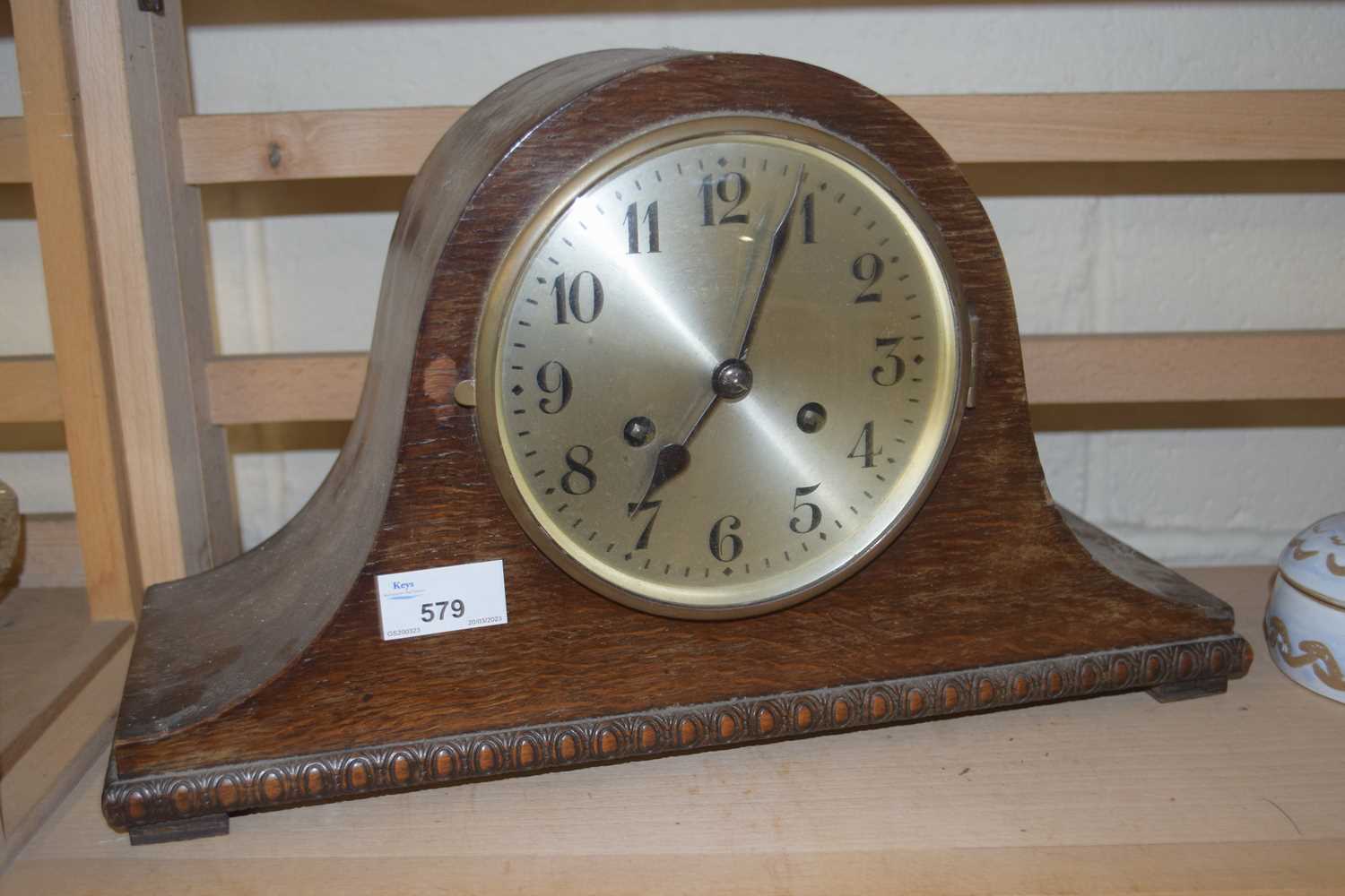 A mid 20th Century mantel clock