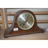 A mid 20th Century mantel clock