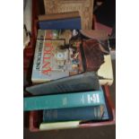 Box of assorted antiques reference and other books