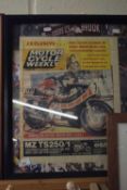 A signed copy of Motor Cycle Weekly signed by Barry Sheen