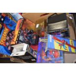 Quantity of Spiderman toys, figures etc, boxed
