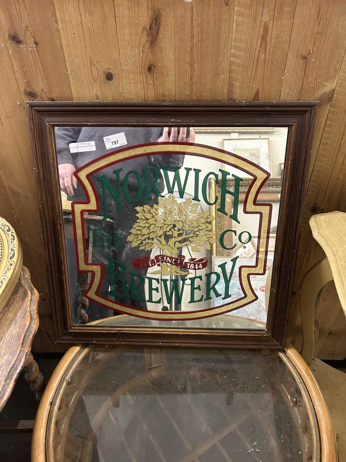 Norwich Brewery wall mirror