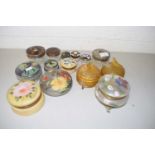 Mixed Lot: Various dressing table jars and powder bowls