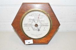 Short & Mason, London, early 20th Century wall mounted barometer