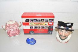Mixed lot to include a Royal Doulton Beefeater jug and other assorted items