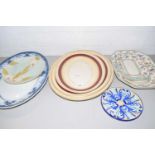 Mixed Lot: Copeland Spode royal jasmin meat plate and various others