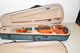 Modern Antoni violin in padded case